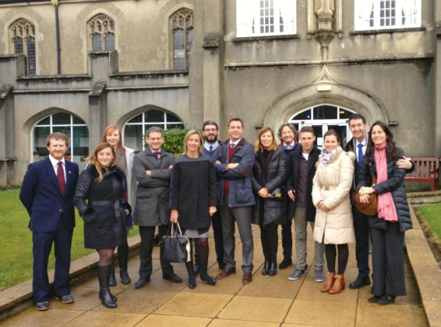 centros en España en visita de traajo a Trinity St David University, Swansea